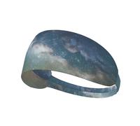 Starry Night Sky Spazio Esterno Sport Fascia Per Uomini Donne Tennis Fascia Sudore Per Allenamento Sportivo Fasce Elastiche Per La Corsa