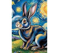Starry Rabbit Night: A Whimsical Journal of Dreams & Wonder