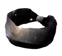 Starry Sky Night Galaxy Fasce elastiche larghe turbante fascia morbida fascia per capelli antiscivolo per yoga allenamento sport corsa