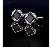 Starry Sky Stone Cufflinks French Shirt Sleeve Nails Men's Cuff Nails French Button Gift Box Set