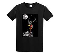 STARRY STAR Men's An American Werewolf in London Horror Movie T-Shirts Black L