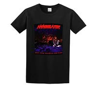 STARRY STAR Men's Annihilator - Set The World On Fire 1993 Cotton T Shirt Black XXL