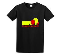 STARRY STAR Men's Boards of Canada - Warp Records - IDM - Ambient Techno T-Shirts Black M