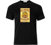 STARRY STAR Men's Gilmore Gasoline II Graphic Cotton Short & Long Sleeve T-Shirts Black XXL