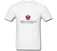STARRY STAR Men's Ideas Tomorrowland Music Festival S White T-Shirts White 3XL