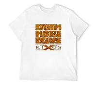 STARRY STAR Men's Kings X Faith Hope Love Mens Outdoor Graphic T-Shirts White XXL