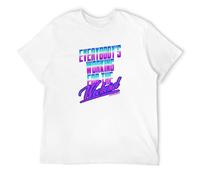 STARRY STAR Men's Loverboy Everybodys Working for The Weekend Mens Band Tee T-Shirts White XXL