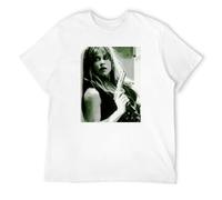 STARRY STAR Men's Sarah Connor Terminator Linda Hamilton Movie Fan T-Shirts White XXL