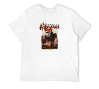 STARRY STAR Men's Saxon Crusader T Shirt White XL