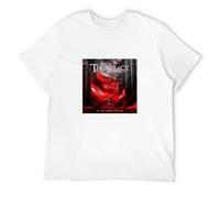 STARRY STAR Men's Theocracy As The World Bleeds T-Shirts White S