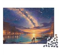 StarryNightVenezia Puzzle 1000 Pezzi Idea Regalo Uomo E Donna Statua della Libertà with Eagle Wings Giocattolo Decompressivo Intellettuale Educativo Intrattenimento Creativo Erwachsene Kinder