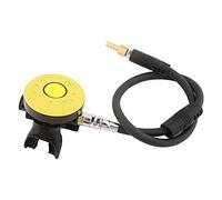 Starrypxl 2nd Stage Regulator Diving Breathing Valve Medium Pressure Tube Portable Secondary Breathing Valve Heads for Professional Divers Scuba Divers ABS Black Orange Yellow (Gialla)
