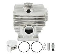 Starrypxl 52mm Cylinder Piston Gasket Kit Cast Aluminum Low Noise 1128 020 1221 MS460 046 Chainsaw Durable High Performance
