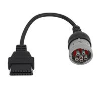 Starrypxl 6Pin 16PIN OBD1 OBD2 Diagnostic Cable J1708 Heavy Duty Truck Scanner Converter Durable Flexible Adapter for Efficient Vehicle Maintenance