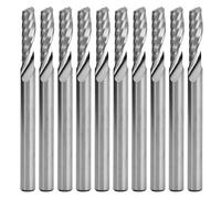 StarryPXL Acciaio ad alta velocità 10pcs 3,175 mm Strumenti di incisione di precisione a doppio mulino (Lame unique)