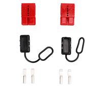 Starrypxl Batteria Quick Connect 175A 2 Set Rosso 1/0AWG 600V Kit Spina Cablaggio Universale per Auto Trasferimento di Efficiente