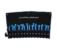 Starrypxl Car Trim Removal Tool Kit 27pcs Blue Oxford Cloth Bag Interior Window Door Dash Panel Audio CD Install Versatile Durable Ideal for Professional And DIY Automotive