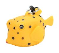 Starrypxl Cartoon Fish Scuba Dive Mouthpiece Dustproof Cover Second Stage Regulator Holder with Clip for Diving Equipment Protection Soft Rubber Material (yellow spotted fish)