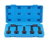 Starrypxl Damaged Bolt Extractor Set 7pcs 1/2in 12.5mm Square Head Broken Stud Remover Tool Easy Out Screw Thread Slippage Removal for Home Garage Workshop Repair