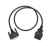 Starrypxl Diagnostic OBD2 Male DB25 Male Cable Adapter 16Pin 102cm 40in Replacement SBB V33 Key Programmer Durable Flexible Design Ideal Automotive Tool