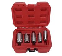 Starrypxl Elbow Connector Socket Set 3/8inD Chrome Alum Car Repair Accessory Tool Kit Durable Fitting Kit for Automotive Maintenance and DIY Projects