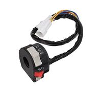 Starrypxl Engine Start Run Off Headlight Switch 7 Wires Left Handlebar Replacement 1S 3 83973 11 00 Kodiak 450 700 YFM 2018 2020 Durable Easy Installation Ideal for ATV Control