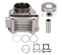 Starrypxl GY6 100cc 50mm Cylinder Assembly Kit Complete Piston Ring Kit Replacement Durable Performance Scooter Motorcycle Engine Upgrade