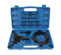 Starrypxl Harmonic Balancer Puller Set Carbon Steel Adjustable 3 Jaw Damper Pulley Puller Eclipse Replacement Durable Efficient Tool for Automotive Repair and Maintenance