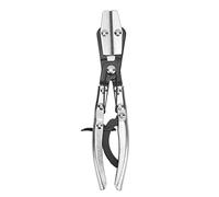 Starrypxl Hose Pinch Off Plier Ratcheting Jaws Swiveling Universal 10in 25.4cm Automobile Radiator Brake Coolant Pipes Durable Versatile Tool for Efficient Fluid Control (10 Inch)