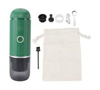 Starrypxl Macchina da caffè per caffè portatile Mini caffè 19 bar ad alta pressione riscaldamento rapido multifunzionale per ufficio di viaggio domestico ABS 248x75mm (Verde)