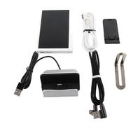 Starrypxl Mini monitor per computer con schermo seconrio IPS di tipo C 5 pollici con display USB per il monitoraggio dei ti di CPU, GPU, RAM e HDD con materiale ABS e display multi-tema (Blanc)