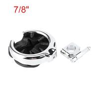 Starrypxl Motorcycle Drink Basket Holder GoldWing GL1500 7/8in Black Mesh Secure Fit Ideal for Long Rides and Convenient Access to Beverages (Silver)