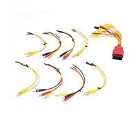 Starrypxl OBD2 Male Connector 16pin Diagnostic Cable Adaptor 20pcs Extension Cable Universal Car Use Durable Flexible Design for Efficient Vehicle Diagnostics