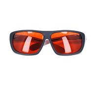 Starrypxl Occhiali per la sicurezza degli occhi 180 a 540 nm 750 a 1100 nm Risposta rapi della luce rapi PC Goggles White per lavoro e uso di laboratorio (Noir)