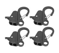 StarryPxl Spring Snap Hook 4pcs 3/8 5/8in Apertura 316 Acciaio in acciaio Canca a filo rapido Gancio resistente Attacco sicuro per attività esterne marine