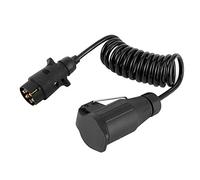 Starrypxl Trailer Wiring Extension Cord 12V 7 to 13 Pin Caravan Connectors Spring Wire Durable Design Ideal Towing Solution
