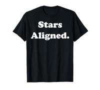Stars Aligned Cosmic Harmony Astrology Phrase Maglietta