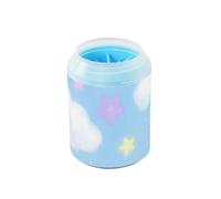 Stars and Moon - Spazzola portatile per la pulizia delle zampe, con spazzola in silicone, per cani di taglia media e grande