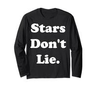Stars Don't Lie Astrology Wisdom Quote Maglia a Manica