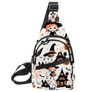 Stars, Nebula Crossbody Zaino Sling Bag Viaggi Escursionismo Borsa da Petto, Multicolore 03, 11.8x7x1.5in/30x18x4cm