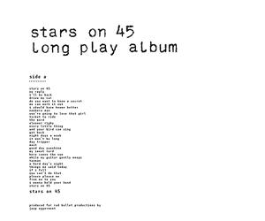 Stars on 45 - Long Play Album