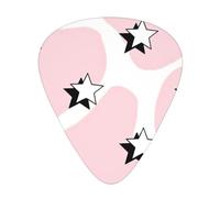 Stars Plettri per chitarra 12 pezzi, plettri acustici essenziali spessi e sottili per studenti 0,46 0,96 0,71 M