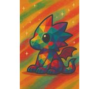 Stars & Stripes Dragon || Lined Notebook, 6x9, 120 Pages: A bold and brilliant notebook for writing, planning, journaling, or gifting with flair