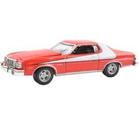 Greenlight-1:64 Hollywood Series 18 Starsky & Hutch 1976 Ford Gran Torino Other License Veicolo DieCast, Colore Rosso, 44780-A