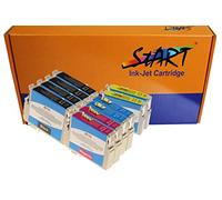 START - 10 cartucce d'inchiostro compatibili in sostituzione di Epson T0711 T0712 T0713 T0714