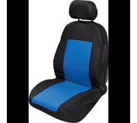 Coprisedile singolo anteriore auto Stretch nero/blu protezione sedile START