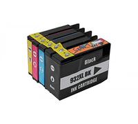 START - 4 cartucce XL di ricambio compatibili con HP 932XL / HP 933XL nero, ciano, magenta, giallo per Hewlett Packard OfficeJet 6100 e-Printer, 6600 e-All-in-One, 6700 Premium, 7110 wide format
