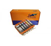 START - 6 cartucce di inchiostro compatibili per Canon PGI-580 PGBK XXL Blac. CLI-581BK XXL Photo-Black. CLI-581C XXL ciano CLI-581M XXL Magenta. CLI-581Y XXL Yellow. CLI-581PB XXL Photo-Blue