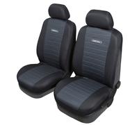coppia copriseedile Metal per auto universale copertura sedili anteriori nero