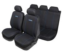 Set Completo Coprisedili Gt Turbo Universale con 5 poggiatesta nero-blu START